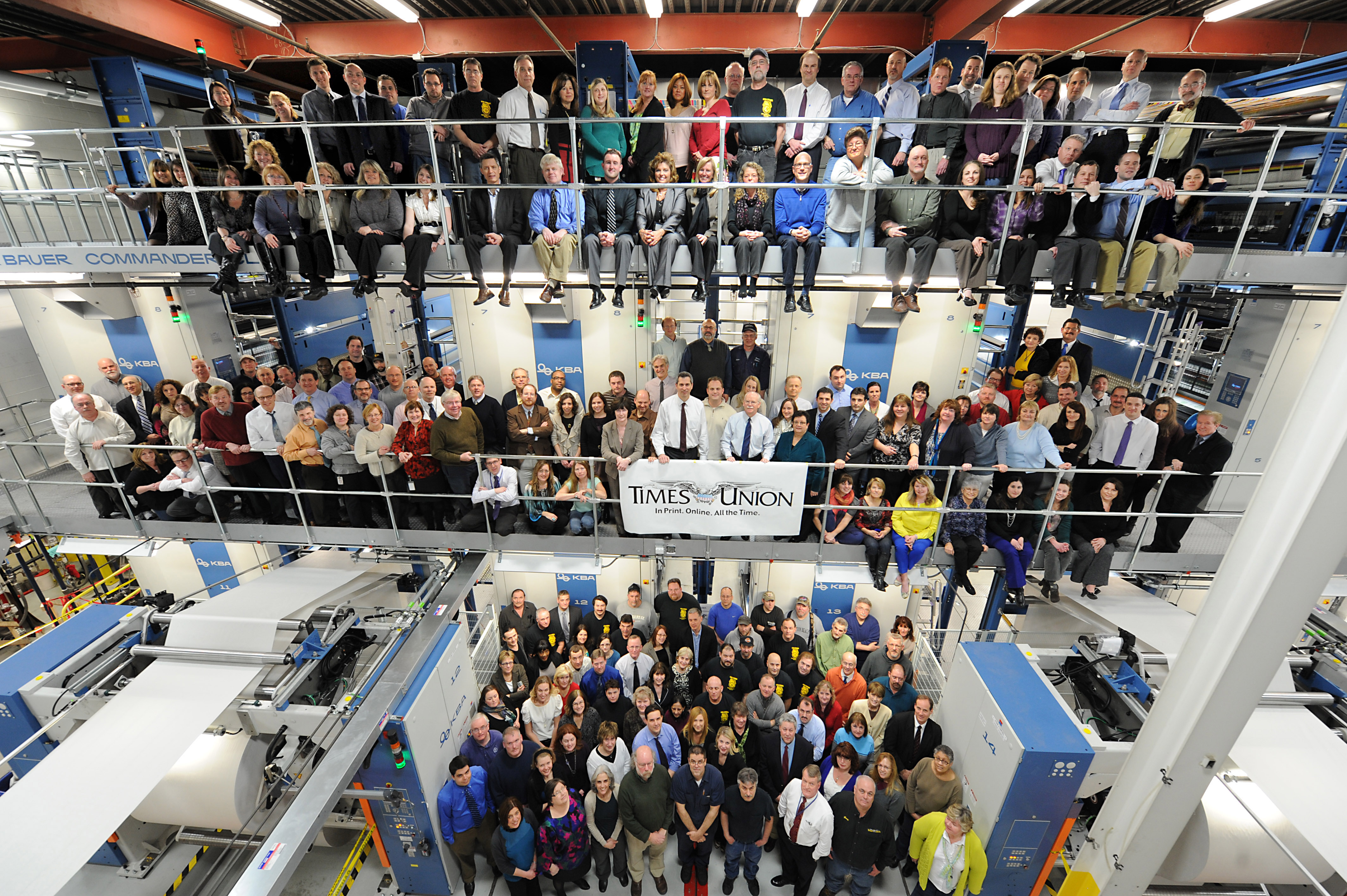 Times Union's new press