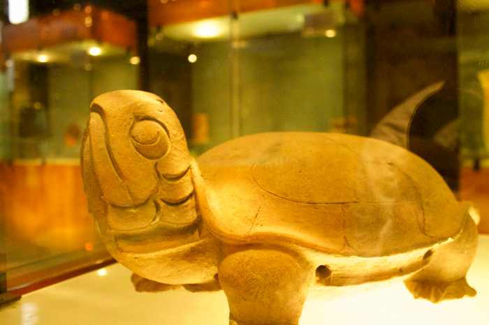 A Mayan tortoise.