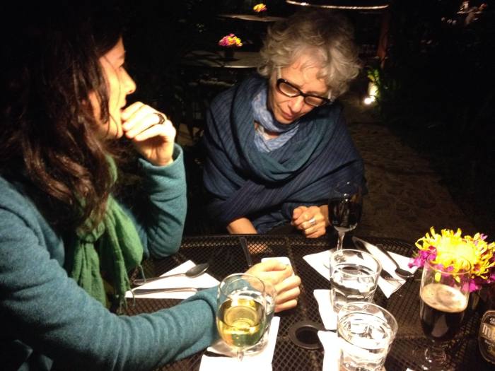 Getting ready for dinner at Epicure