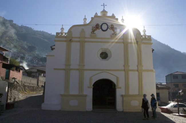 The church at Santa Catarina