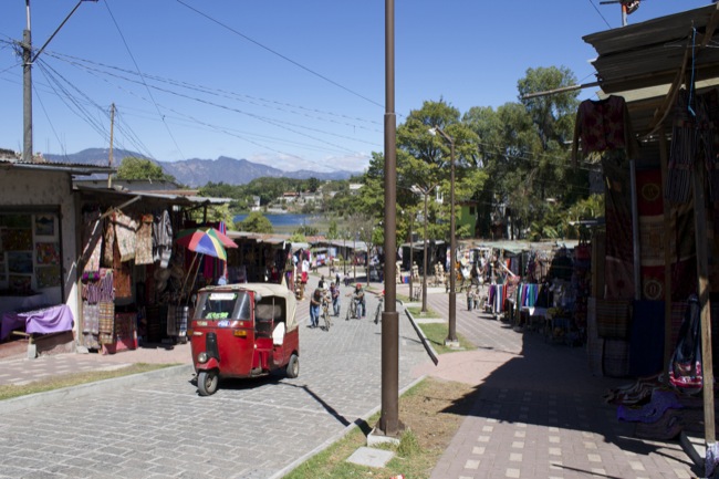 On the street of Santiago