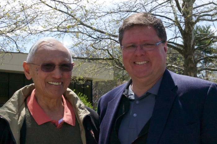 My father, Max, and my brother Anthony at West Point.