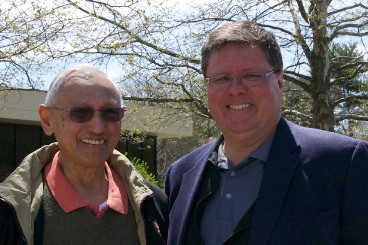 My father, Max, and my brother Anthony at West Point.