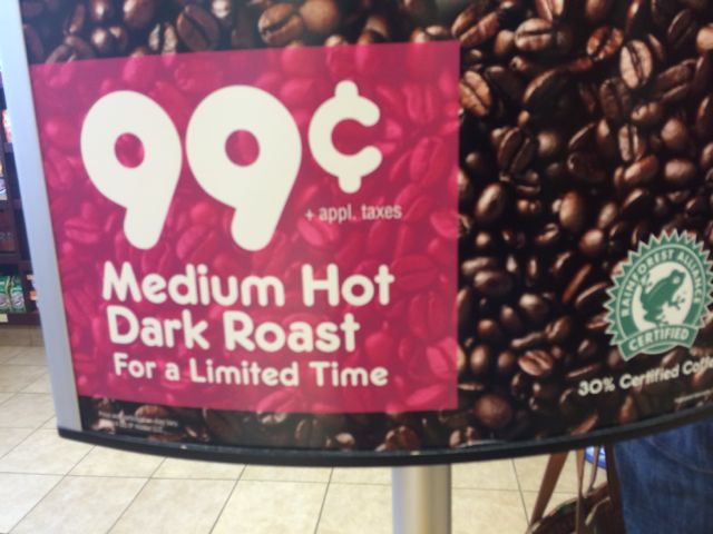 Hey, Dunkin, "Medium Hot" means what exactly?