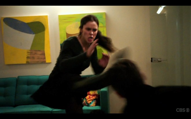 A scene from "Person of Interest" Season 4 Episode 15 "Q&A"