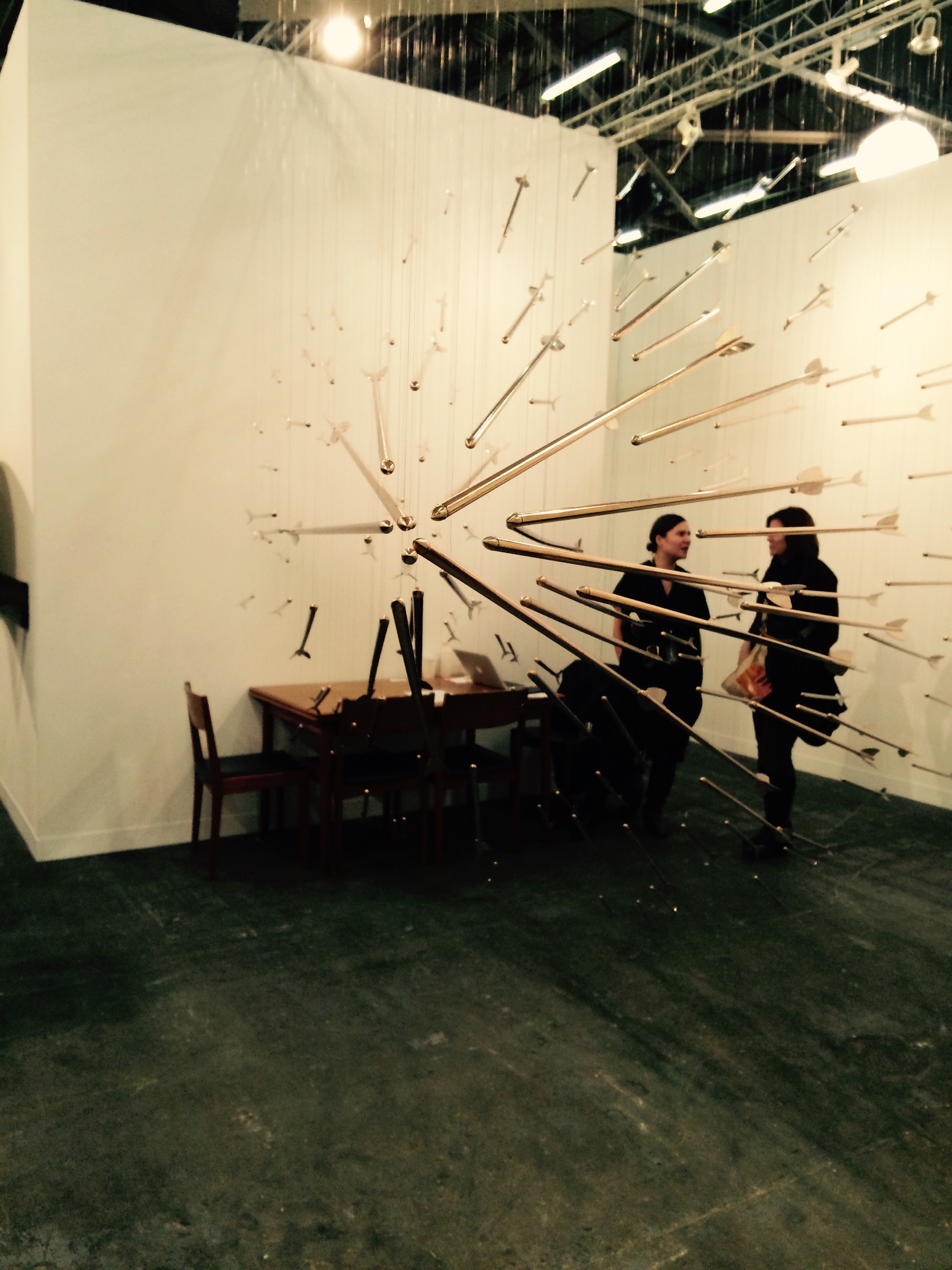 Glenn Kaino, A Shout Within a  Storm, 2014, at Honor Fraser