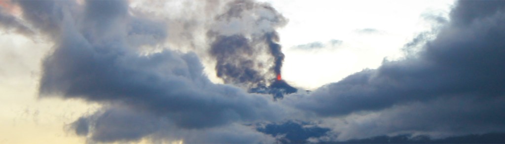 Fuego on fire in Antigua,&nbsp;Guatemala